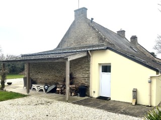 Lovely traditional Breton 3 bedroomed stone property with double garage , 279,500.00 €, Serent, Morbihan, 56460